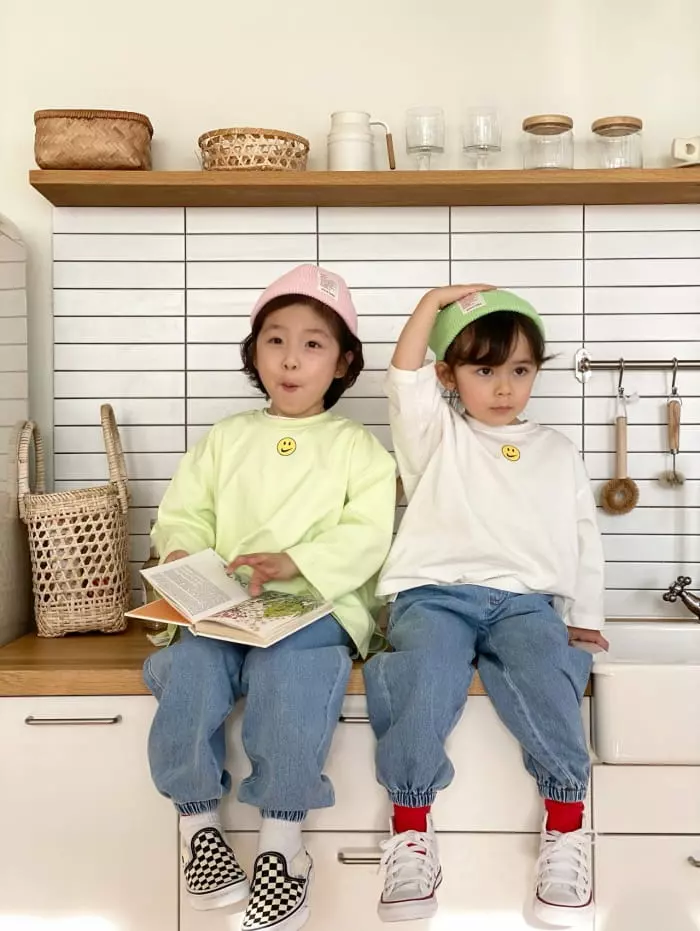 Garden - Korean Children Fashion - #kidsstore - Smile Logo Tee - 6
