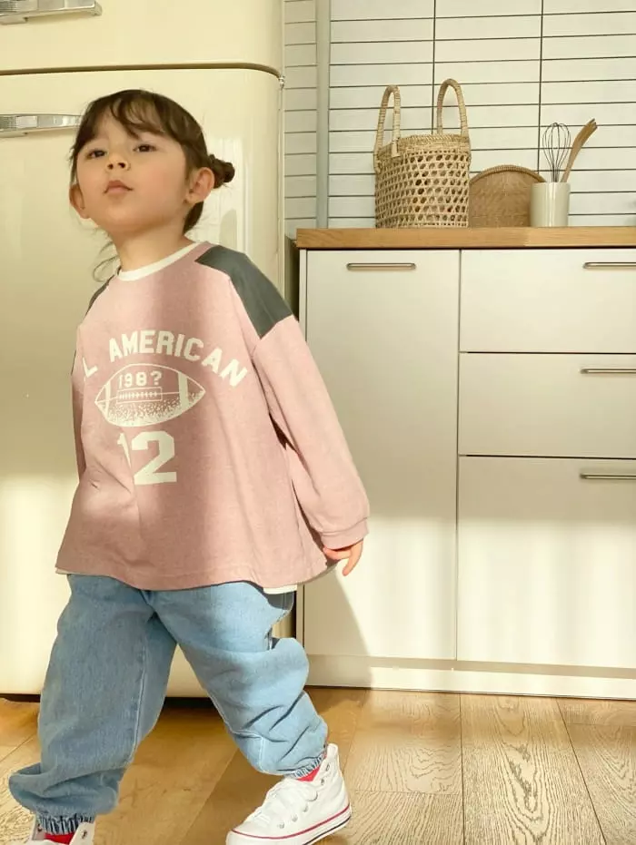 Garden - Korean Children Fashion - #kidsshorts - Lugby Color Tee - 4