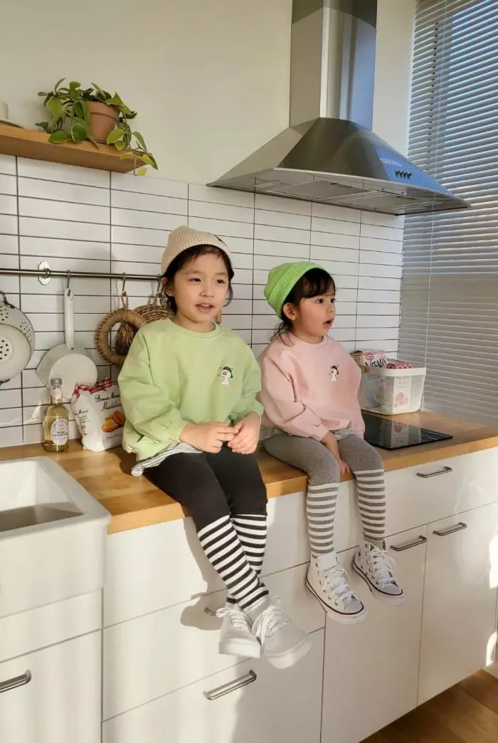 Garden - Korean Children Fashion - #kidsstore - Stripes Leggings - 2