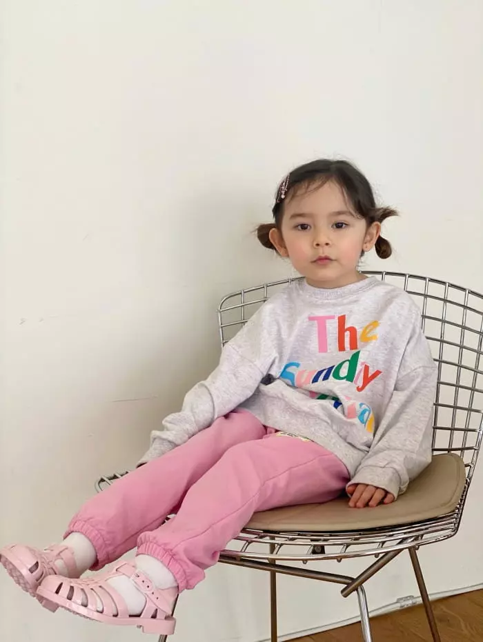 Garden - Korean Children Fashion - #kidzfashiontrend - Sunday Sweatshirt Bottom Set - 7