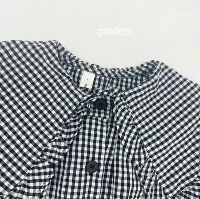 Garden - Korean Children Fashion - #kidzfashiontrend - Check Frill One-piece - 12