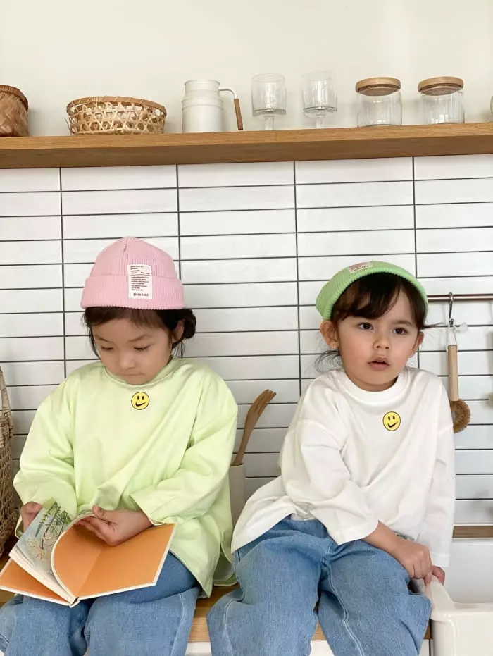 Garden - Korean Children Fashion - #kidzfashiontrend - Smile Logo Tee - 7