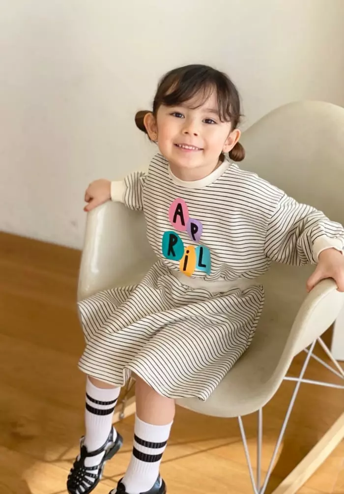 Garden - Korean Children Fashion - #littlefashionista - Stripes Band One-piece - 5