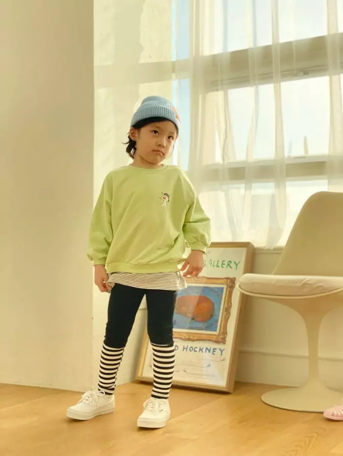 Garden - Korean Children Fashion - #magicofchildhood - Stripes Color Sweatshirt - 8
