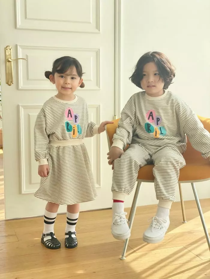 Garden - Korean Children Fashion - #magicofchildhood - Stripes Band One-piece - 6