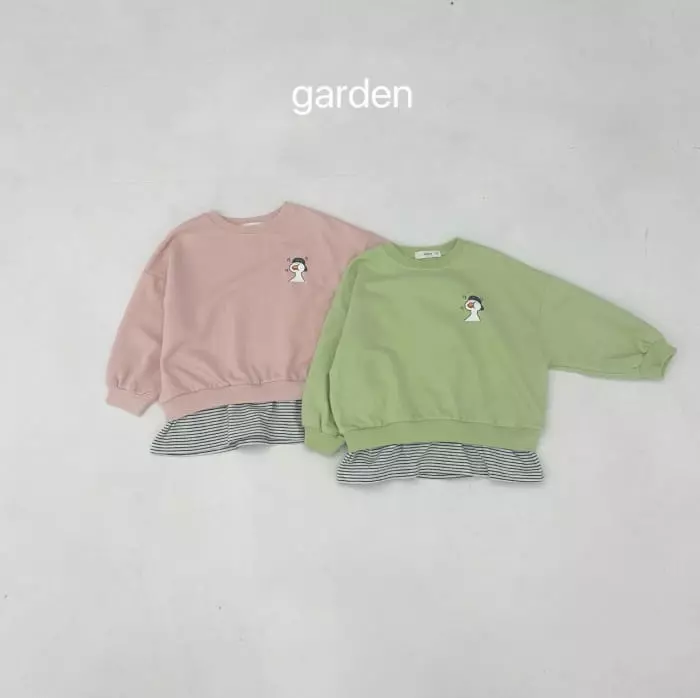 Garden - Korean Children Fashion - #minifashionista - Stripes Color Sweatshirt - 9