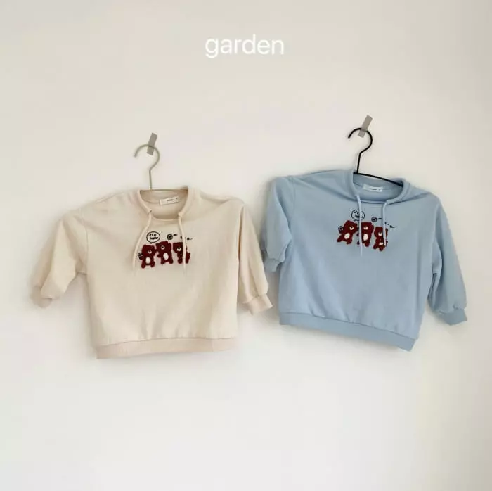 Garden - Korean Children Fashion - #prettylittlegirls - Bear Embroidery Sweatshirt - 11