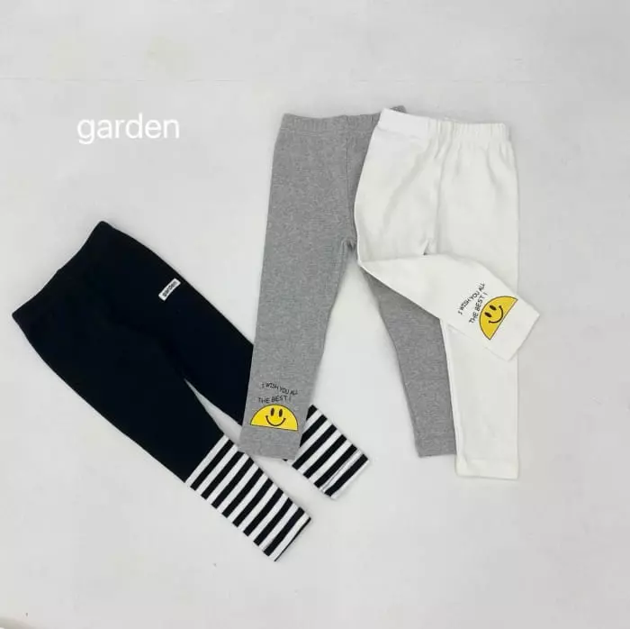 Garden - Korean Children Fashion - #stylishchildhood - Smile Leggings - 10