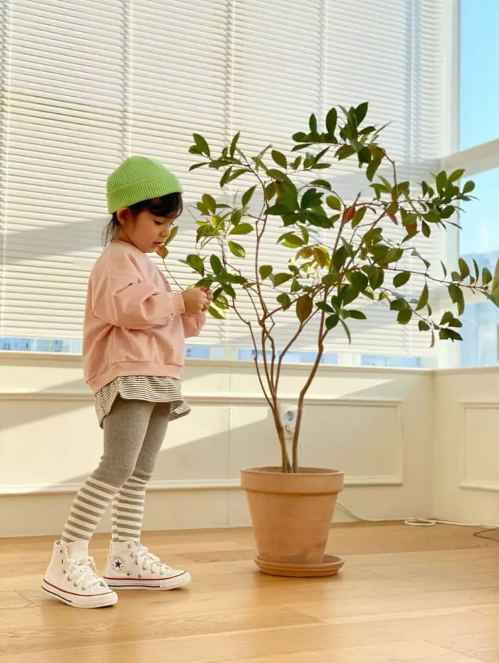 Garden - Korean Children Fashion - #todddlerfashion - Stripes Leggings - 9