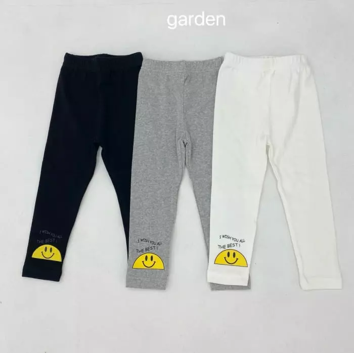 Garden - Korean Children Fashion - #todddlerfashion - Smile Leggings - 8