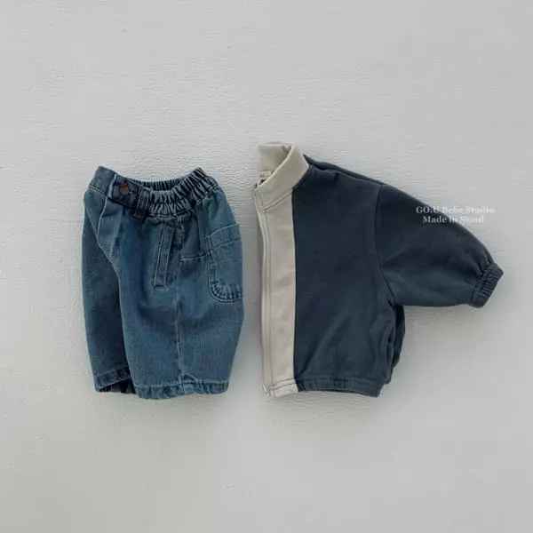 Go;u - Korean Baby Fashion - #babyboutiqueclothing - Bebe Another Zip-up