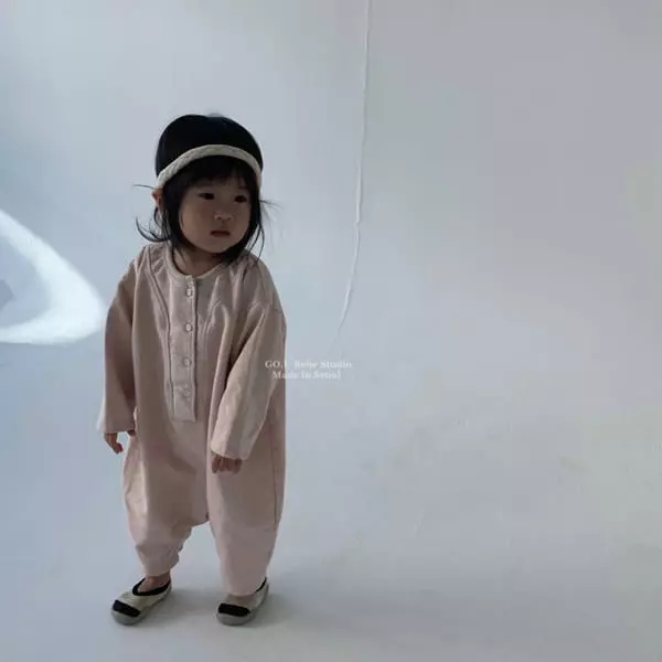 Go;u - Korean Baby Fashion - #babyclothing - Button Long Bodysuit - 9