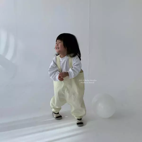 Go;u - Korean Baby Fashion - #babyclothing - Bebe Cross Overall - 6