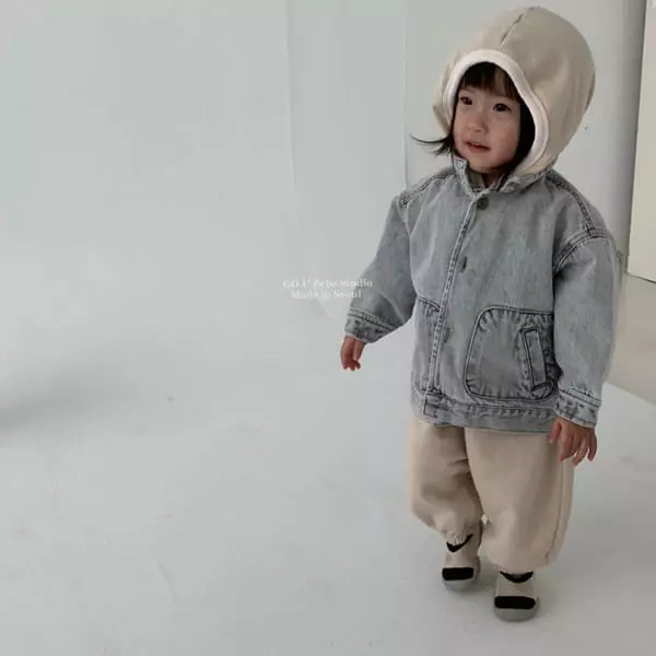 Go;u - Korean Baby Fashion - #babyfashion - Bebe Hoody Bodysuit - 11