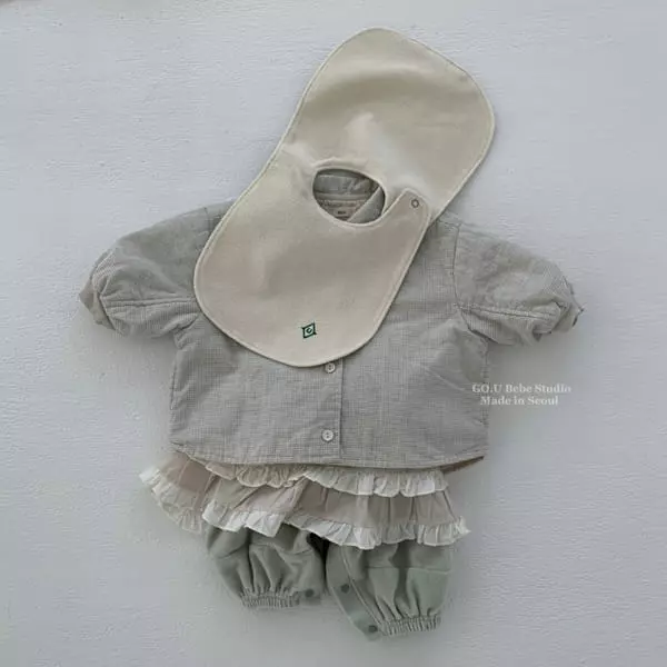 Go;u - Korean Baby Fashion - #babyfashion - Bebe Spring Spring Bib - 9