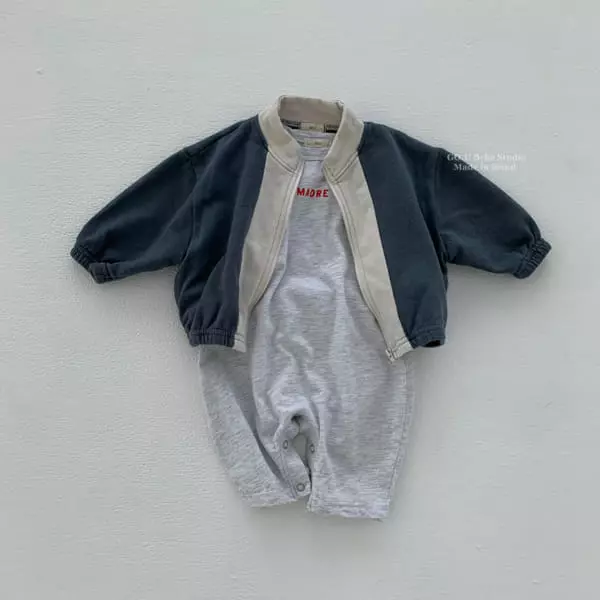 Go;u - Korean Baby Fashion - #babyfashion - Bebe Another Zip-up - 4