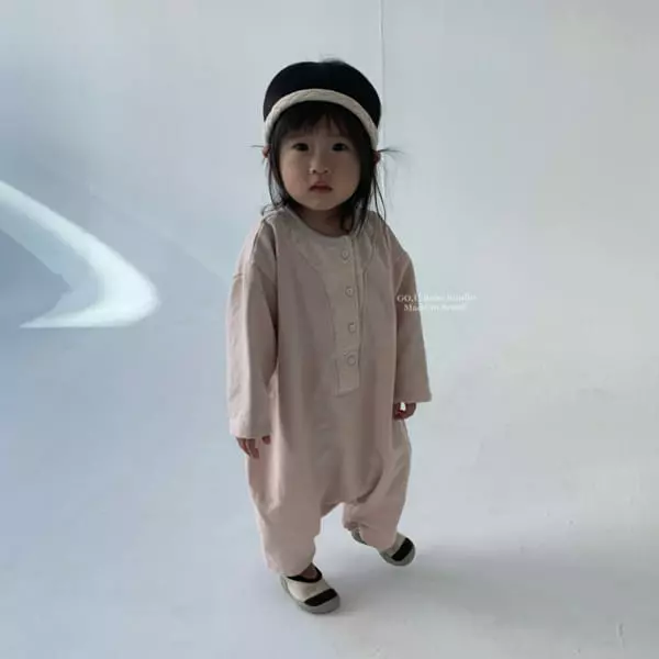 Go;u - Korean Baby Fashion - #babyfever - Button Long Bodysuit - 11
