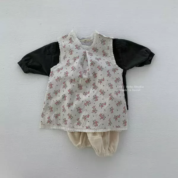 Go;u - Korean Baby Fashion - #babyfever - Bebe Damdam Tee - 3