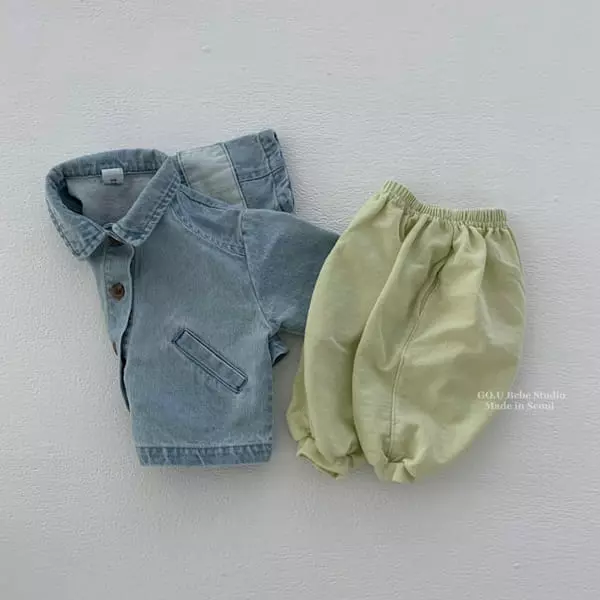 Go;u - Korean Baby Fashion - #babyfever - Beeb Front Pants