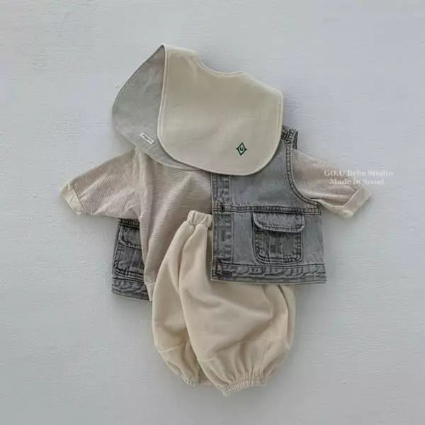 Go;u - Korean Baby Fashion - #babygirlfashion - Bebe Spring Spring Bib - 11