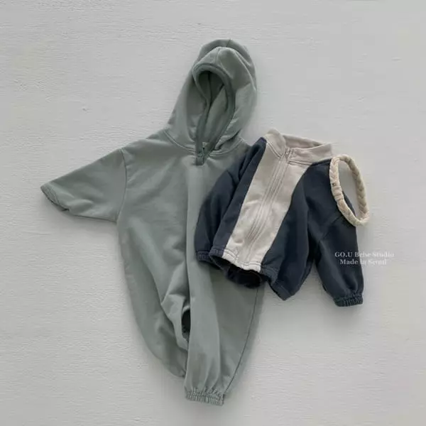 Go;u - Korean Baby Fashion - #babylifestyle - Bebe Another Zip-up - 6
