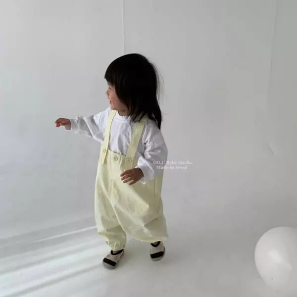 Go;u - Korean Baby Fashion - #babyoninstagram - Bebe Cross Overall - 11