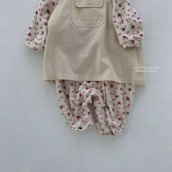 Go;u - Korean Baby Fashion - #babyoninstagram - Bebe Popo Dungarees Skirt - 9