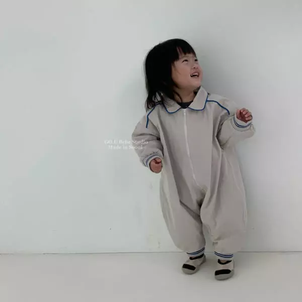 Go;u - Korean Baby Fashion - #babyootd - Bebe Bing Bing Wind Bodysuit - 4