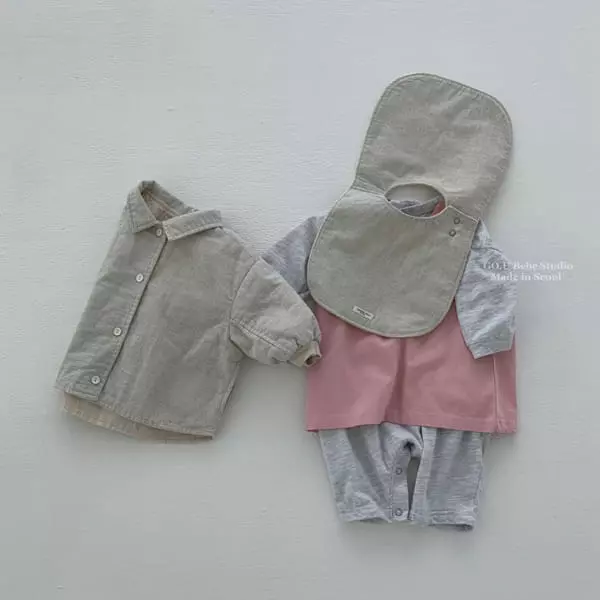 Go;u - Korean Baby Fashion - #babyoutfit - Bebe Popo Dungarees Skirt - 11