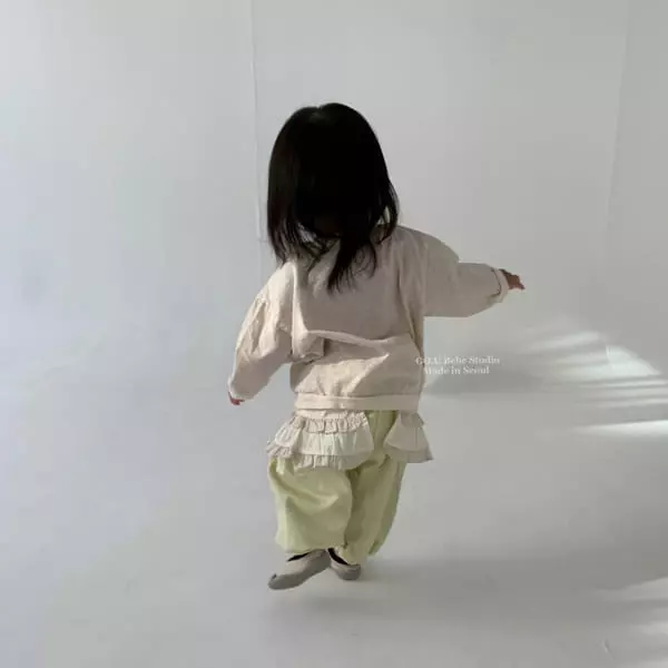 Go;u - Korean Baby Fashion - #babyoutfit - Beeb Front Pants - 7