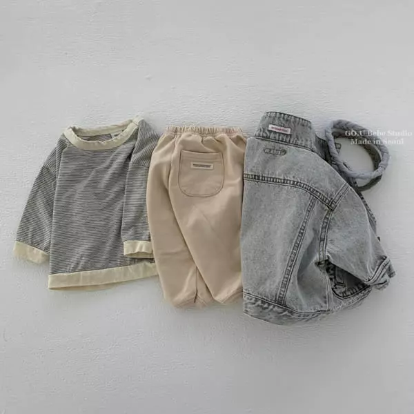 Go;u - Korean Baby Fashion - #babyoutfit - Bebe Sticky Pants - 3