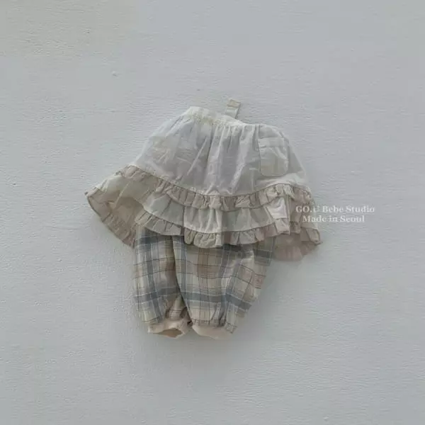 Go;u - Korean Baby Fashion - #babyoutfit - Bebe Cnacan Apron 