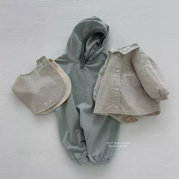 Go;u - Korean Baby Fashion - #babywear - Bebe Spring Spring Bib - 2