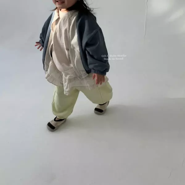 Go;u - Korean Baby Fashion - #onlinebabyboutique - Beeb Front Pants - 9