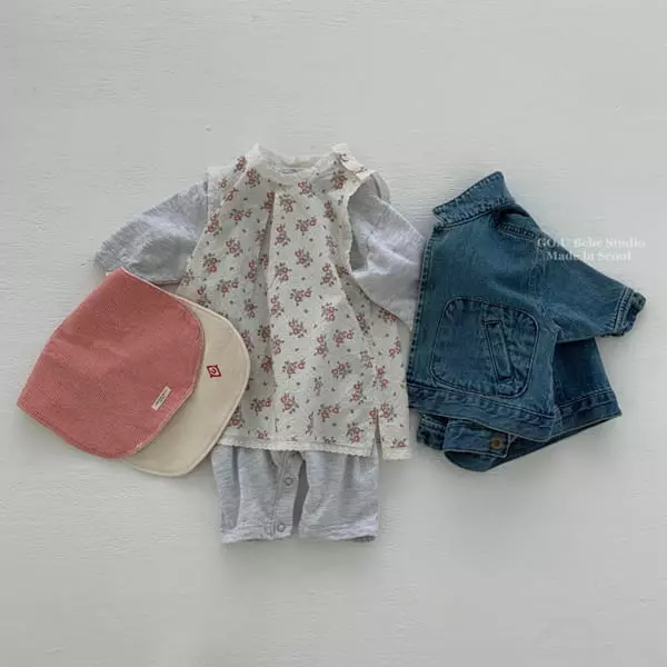 Go;u - Korean Baby Fashion - #onlinebabyshop - Bebe Mama Bodysuit - 3