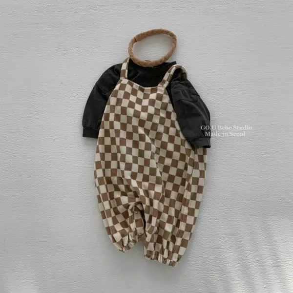 Go;u - Korean Baby Fashion - #onlinebabyshop - Bebe Ggakdduk Overalls