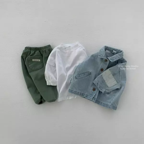 Go;u - Korean Baby Fashion - #onlinebabyshop - Bebe Damdam Tee - 12