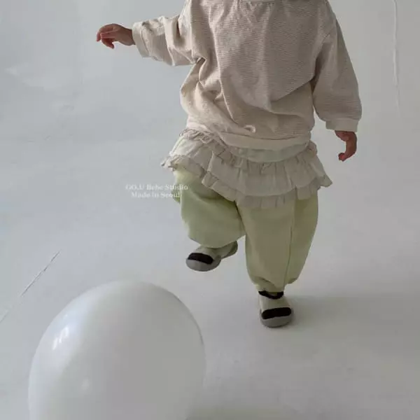 Go;u - Korean Baby Fashion - #onlinebabyshop - Bebe Cnacan Apron  - 5