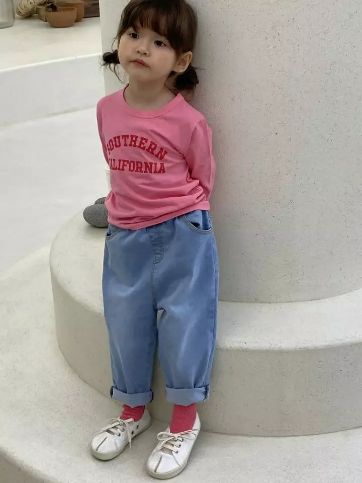 Green Tomato - Korean Children Fashion - #childrensboutique - California Tee - 9