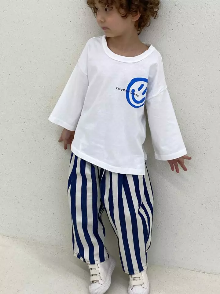 Green Tomato - Korean Children Fashion - #designkidswear - Denim Stripes Jeans - 3