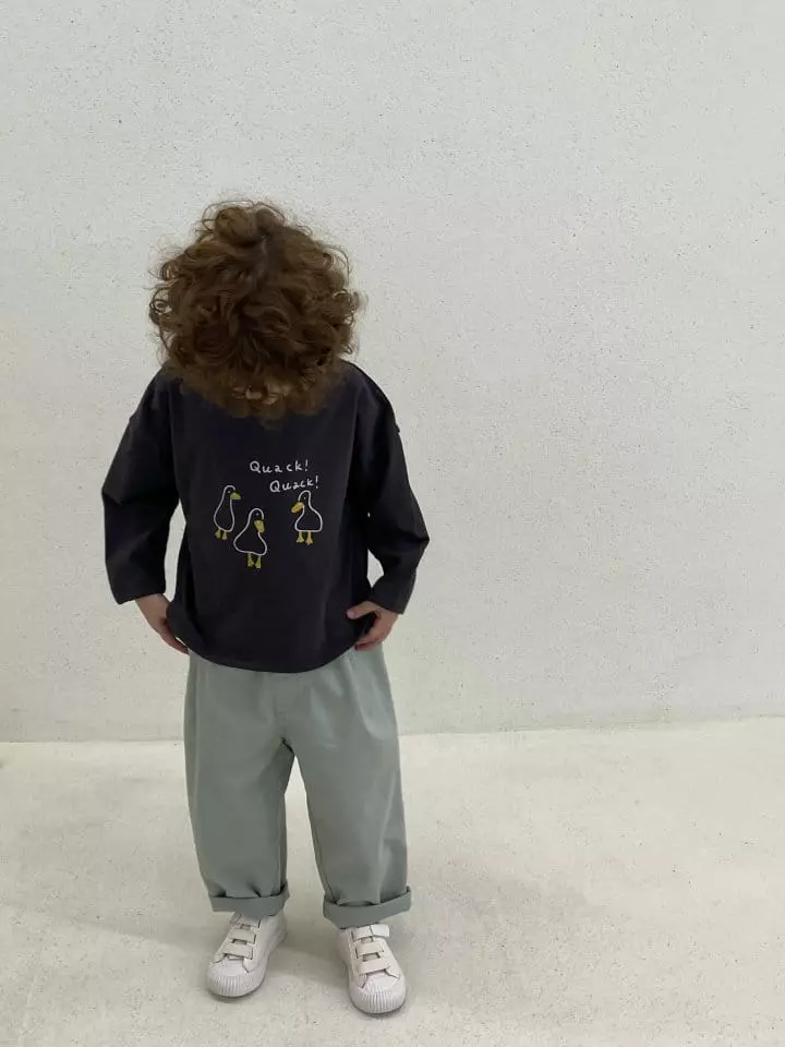 Green Tomato - Korean Children Fashion - #discoveringself - Duck Tee - 3