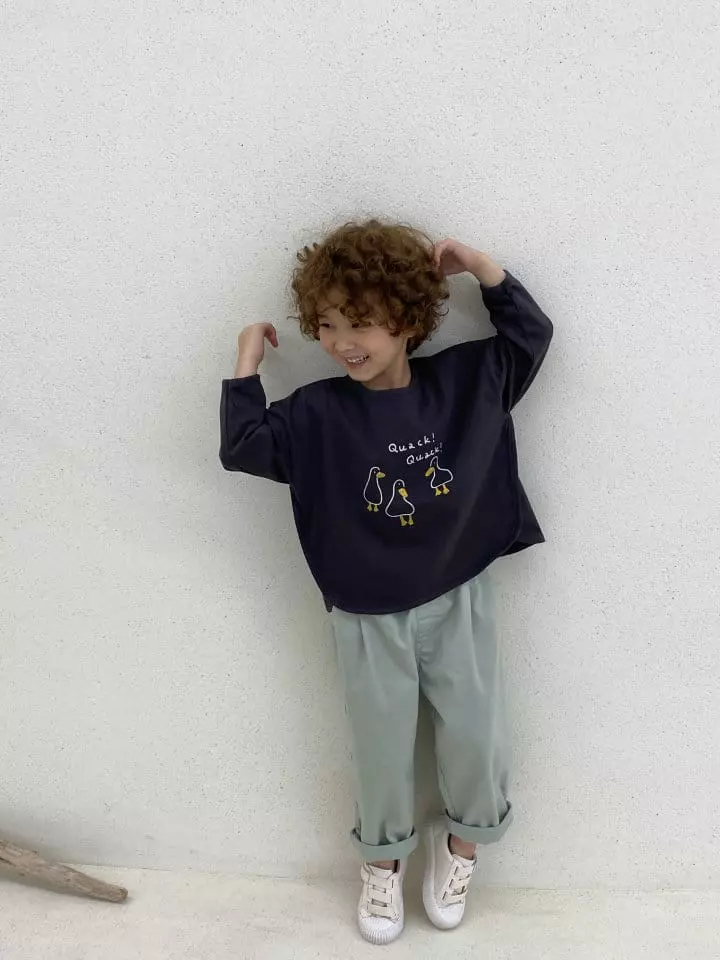 Green Tomato - Korean Children Fashion - #kidsshorts - Duck Tee - 5