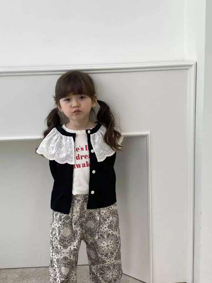 Green Tomato - Korean Children Fashion - #kidsshorts - Paisely Wrinkle Pants - 3