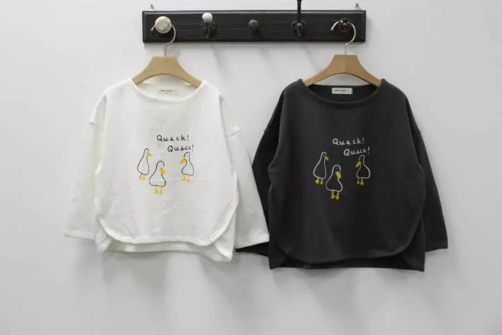 Green Tomato - Korean Children Fashion - #kidzfashiontrend - Duck Tee - 7