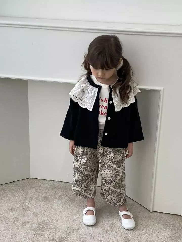 Green Tomato - Korean Children Fashion - #kidzfashiontrend - Paisely Wrinkle Pants - 5
