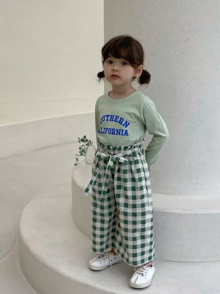 Green Tomato - Korean Children Fashion - #todddlerfashion - California Tee - 5