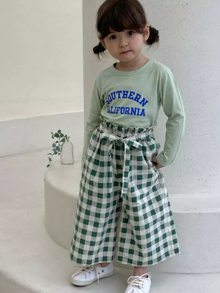 Green Tomato - Korean Children Fashion - #toddlerclothing - California Tee - 6