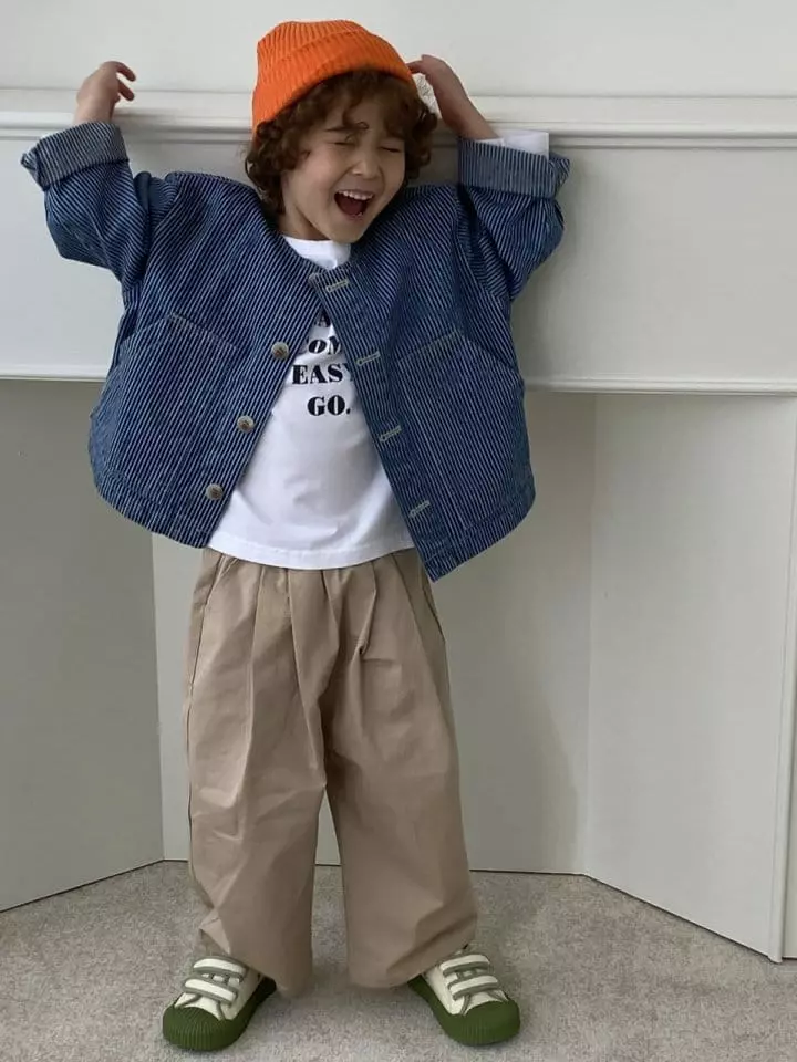 Green Tomato - Korean Children Fashion - #toddlerclothing - Easy Tee - 5
