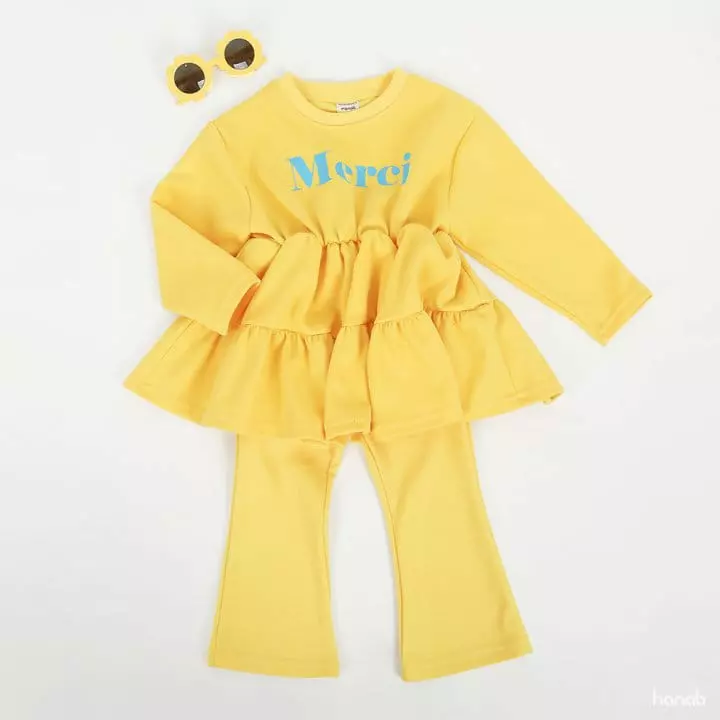 Hanab - Korean Children Fashion - #childofig - Merci Cancan Top Bottom Set - 2