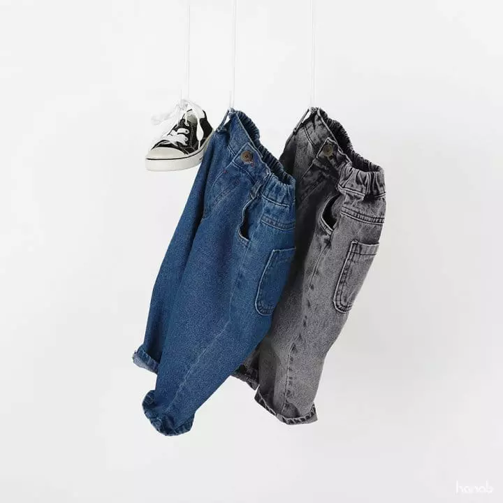 Hanab - Korean Children Fashion - #childrensboutique - Stone Washing Jeans